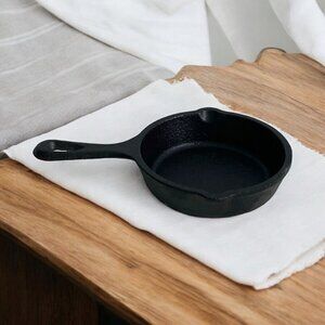 Lodge 3.5" Inch Cast Iron Pre-Seasoned Skillet Double Spout Cookie Pan USA